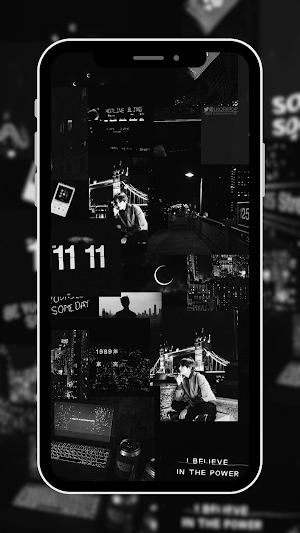 Black Aesthetic Wallpaper Screenshot 1