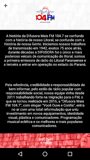 104 Mais FM Screenshot 3