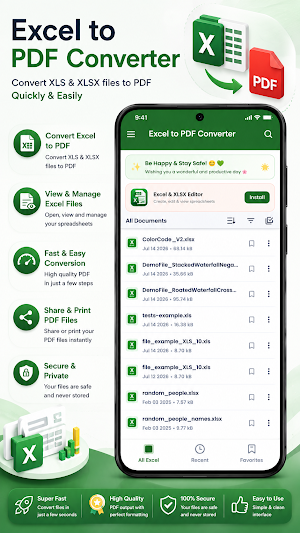 EXCEL TO PDF Screenshot 0