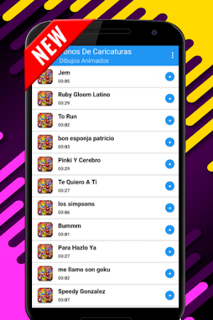 Cartoon Ringtone app Pikachu Screenshot 2
