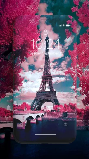 Paris Wallpaper - Eiffel Tower Screenshot 1