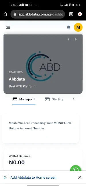 ABBA DATA Screenshot 1
