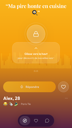 Lovoice - Dating 100% vocal Screenshot 1