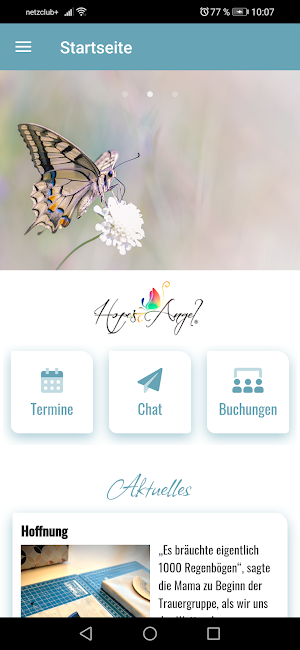 Hope`s Angel Foundation App Screenshot 1