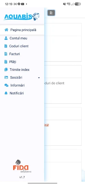 AQUABIS - Contul Meu Screenshot 2