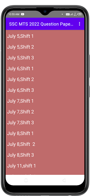 SSC MTS Previous Year Papers Screenshot 1