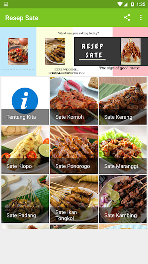 Resep Sate Screenshot 1