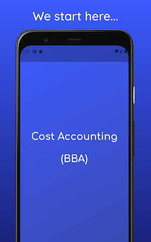 Cost Accounting Quiz (BBA) Screenshot 0