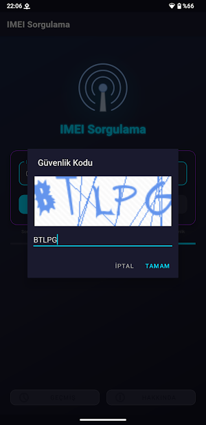 IMEI Sorgulama Screenshot 1