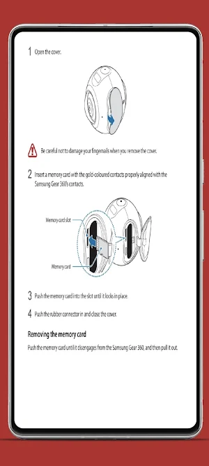 Sam gear 360 guide Screenshot 3