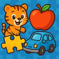 Puzzle matching games for kids