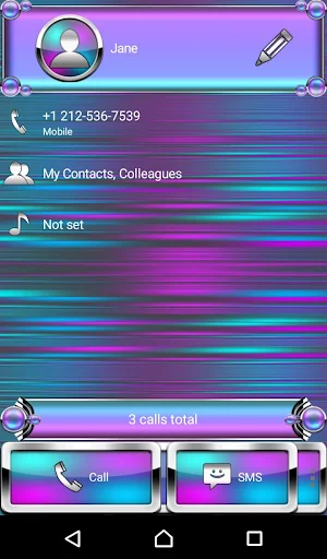 Light Pattern Dialer theme Screenshot 1