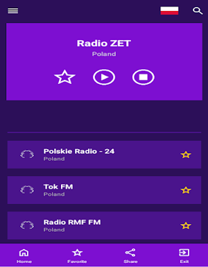 Live Radio Poland Screenshot 1