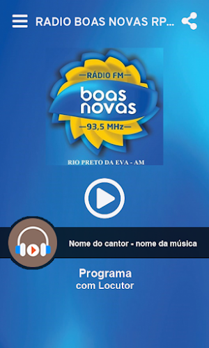 Rádio Boas Novas RPE Screenshot 0