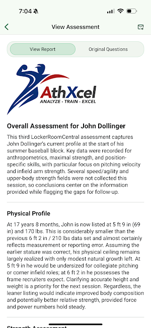 AthXCel Screenshot 1