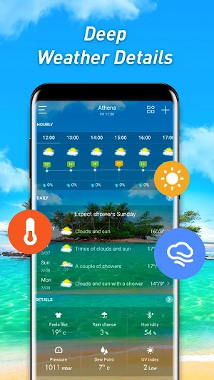 Weather forecast & weather alerts & forecast radar Screenshot 1
