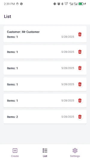 Invoice Screenshot 3