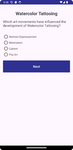Tattoo Quizzer Screenshot 1