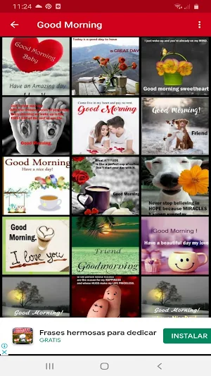 Good morning afternoon nights Screenshot 0