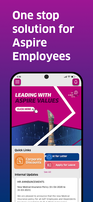 MyAspire Screenshot 0