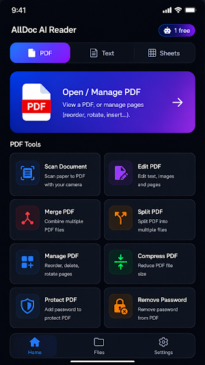 AllDoc AI Reader Screenshot 1