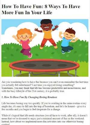 How to Find Fun in Everything Screenshot 2