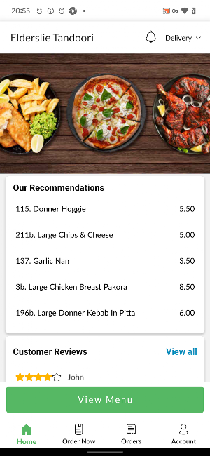 Elderslie Tandoori Screenshot 1
