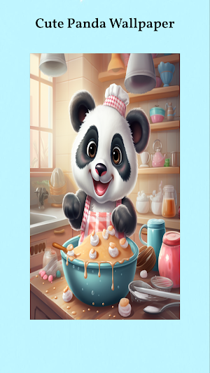 Cute Panda Cartoon Wallpapers Screenshot 1