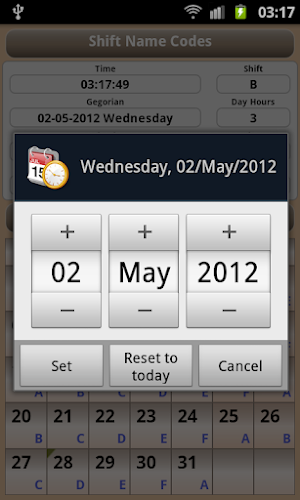 ShiftCal Screenshot 3
