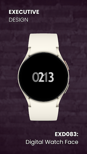 EXD083: Digital Watch Face Screenshot 1