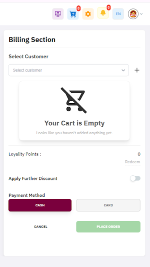 Orrderlo POS Screenshot 1