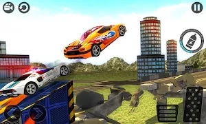 Police Car vs Gangster Escape Screenshot 2