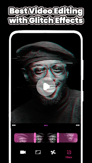 Glitch Video maker: VHS & Vaporwave Video Effects  Screenshot 3