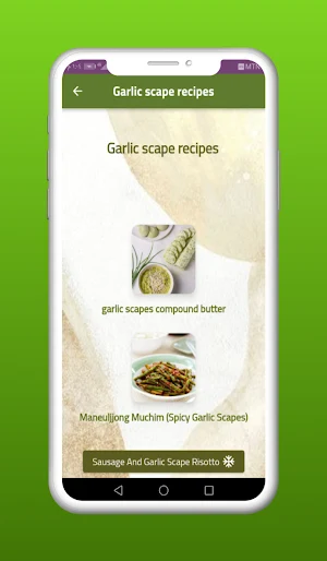 Garlic Scape Recipes Screenshot 0