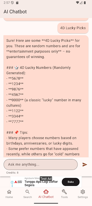 4D Result with AI: 4DLegend Screenshot 2
