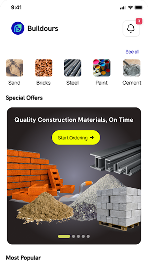 Buildours Customer Screenshot 1