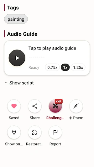 National Gallery Audio Guide Screenshot 1