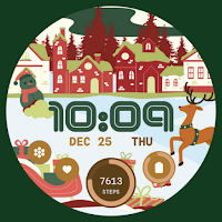 Winter Village Watch Face