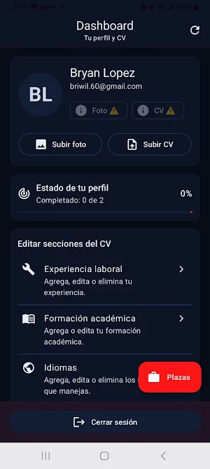 GlobalTalentos Screenshot 0