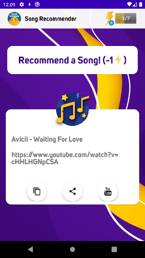 Song Recommender Screenshot 3