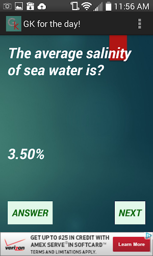General Knowledge today! Screenshot 0