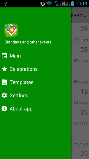 Birthdays & Other Events Reminder Screenshot 3