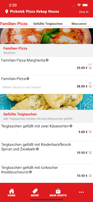 Picknick Pizza Kebap House Screenshot 2