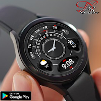 [N-SPORT501]Black Hybird Clock