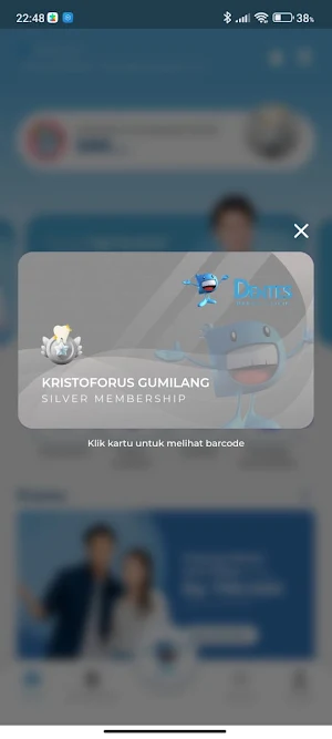 Dentes Membership Screenshot 1