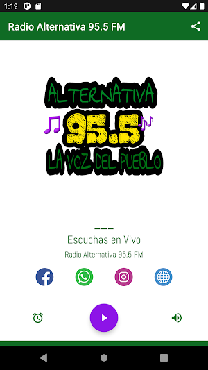 Radio Alternativa 95.5 FM - Loma Plata Screenshot 1
