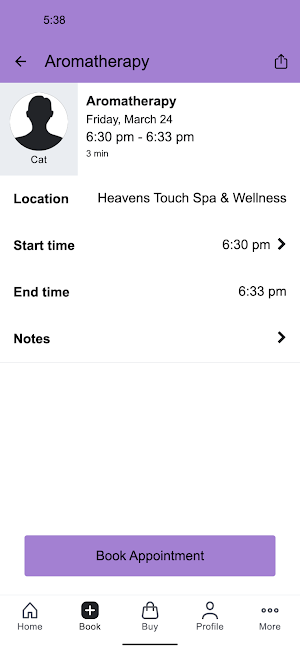 Heavens Touch Spa & Wellness Screenshot 2