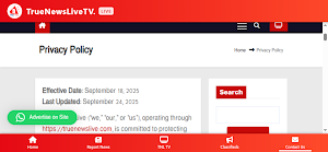 TrueNewsLiveTV Screenshot 0