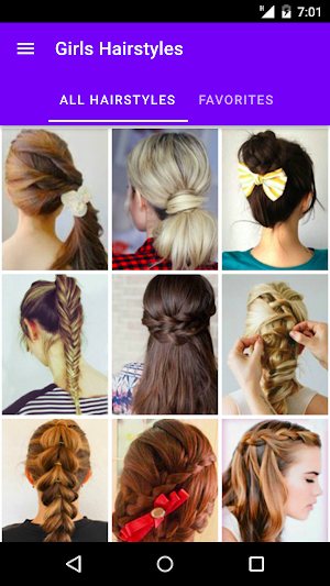 Girls Hairstyles Step by Step Screenshot 2