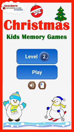 Christmas Kids Memory Games Screenshot 0